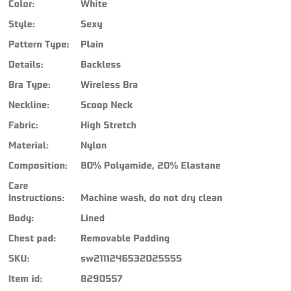 Shein white 1 piece swimsuit - Picture 5 of 5